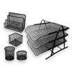 Picture of OSCO MESH OFFICE SET 5 PIECES BLACK